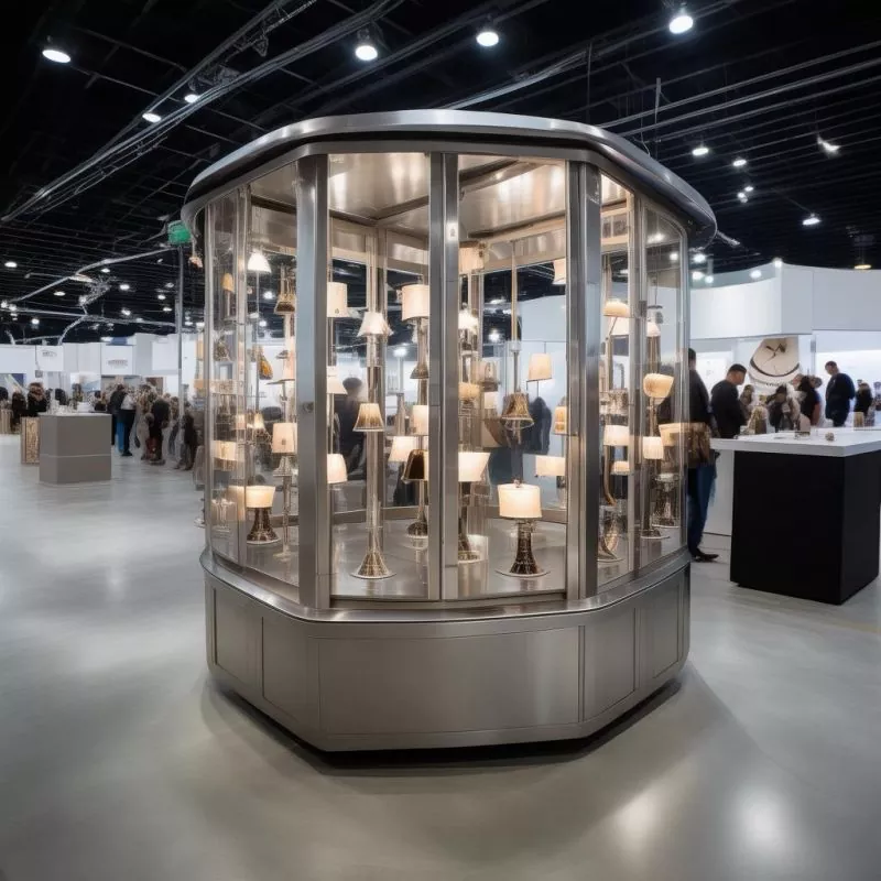 ¿Por qué debería considerar una vitrina con iluminación giratoria de hierro para sus necesidades de exhibición?