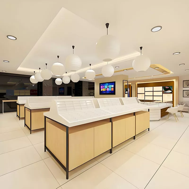 ¿Qué hace que una pantalla óptica de mostrador de madera sea la mejor opción para la presentación minorista moderna?