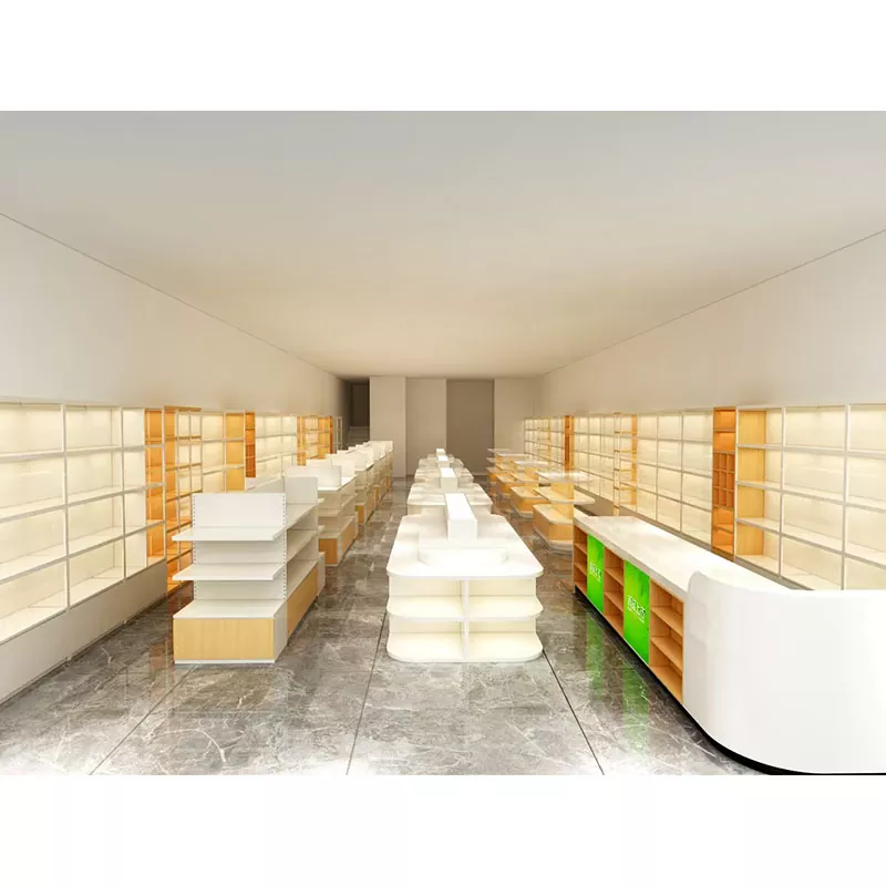 Gabinete de exhibición de madera